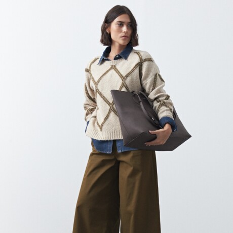 SWEATER LITAS Beige Melange
