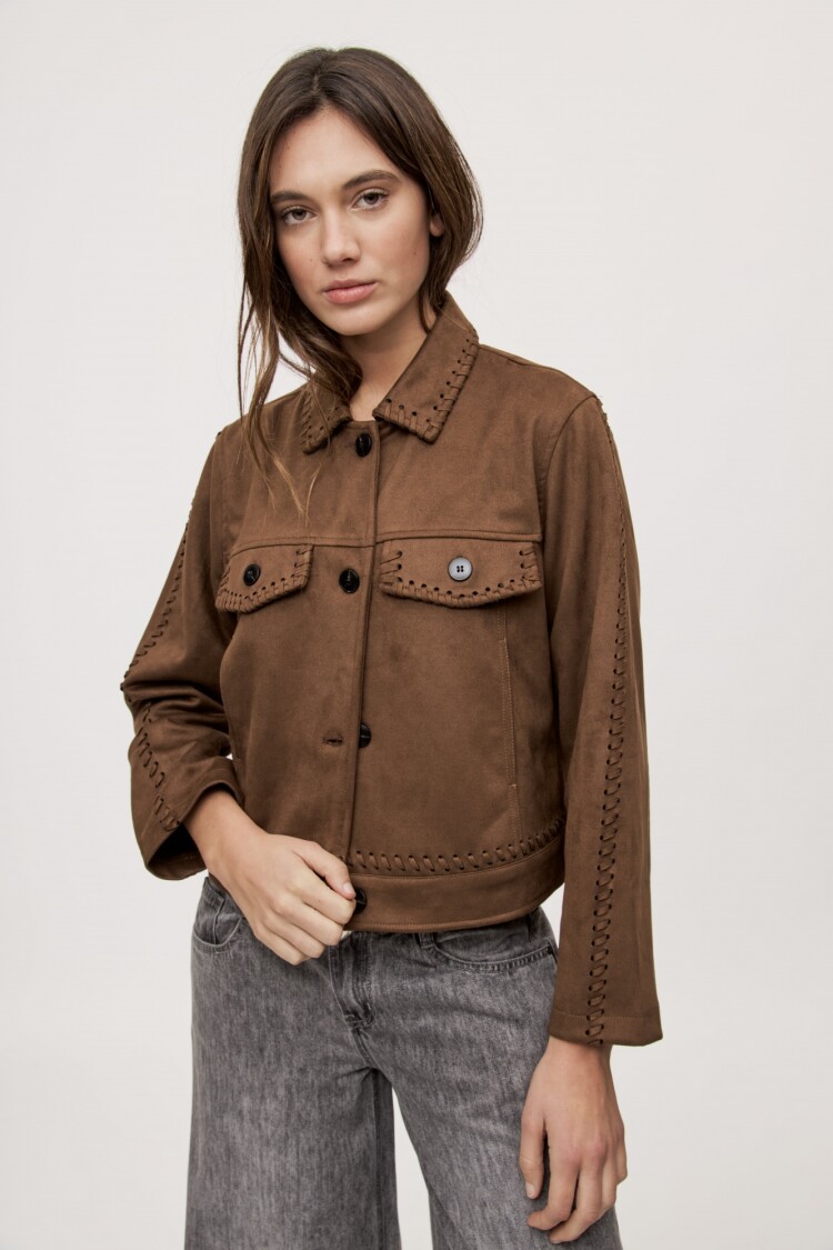CAMPERA HICKOK Marrón oscuro