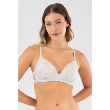 Soutien triangulo prefromado verbena Blanco