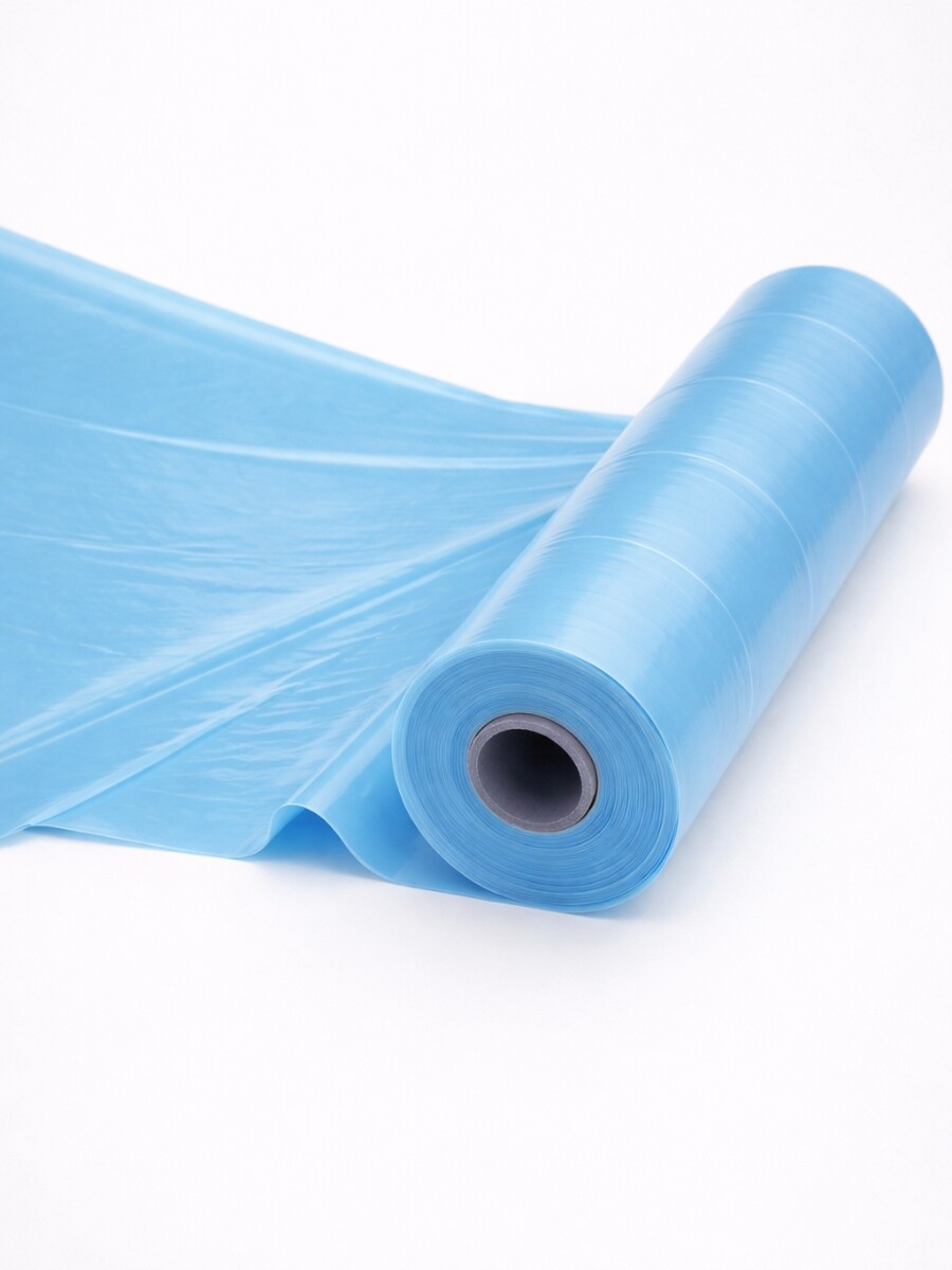 POLIETILENO 70cm x 80 mic - 100m - celeste 