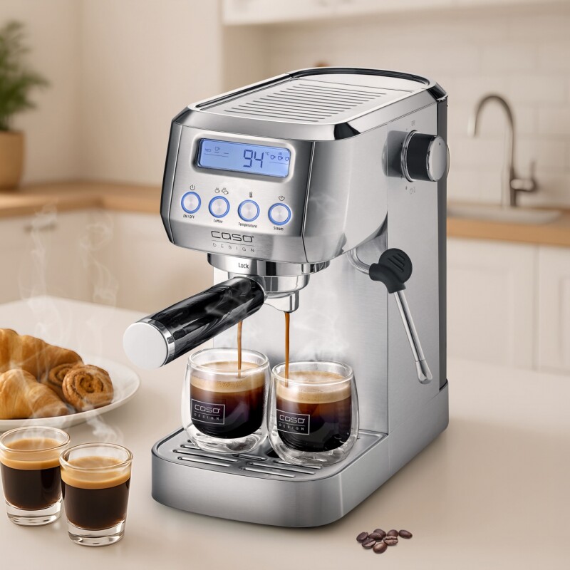 CAFETERA ESPRESSO MANUAL DIGITAL GOURMET CREAM SLIM CAFETERA ESPRESSO MANUAL DIGITAL GOURMET CREAM SLIM