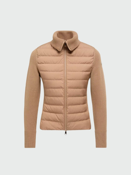 MONCLER - Cárdigan de Lana Tricot Alta Automática