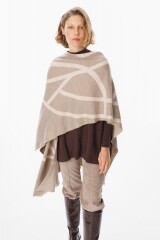 Ruana Sendero Beige/Vison