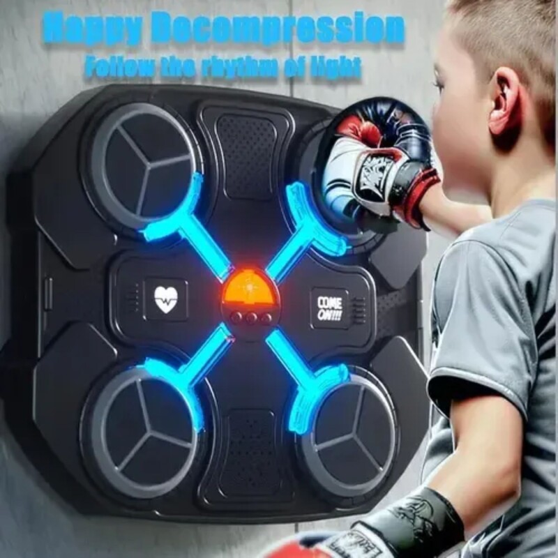 Máquina de Boxeo Infantil con guantes luces y sonido Máquina de Boxeo Infantil con guantes luces y sonido