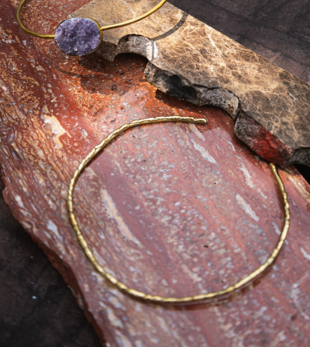Collar Melted Bronze - Melted Necklace 