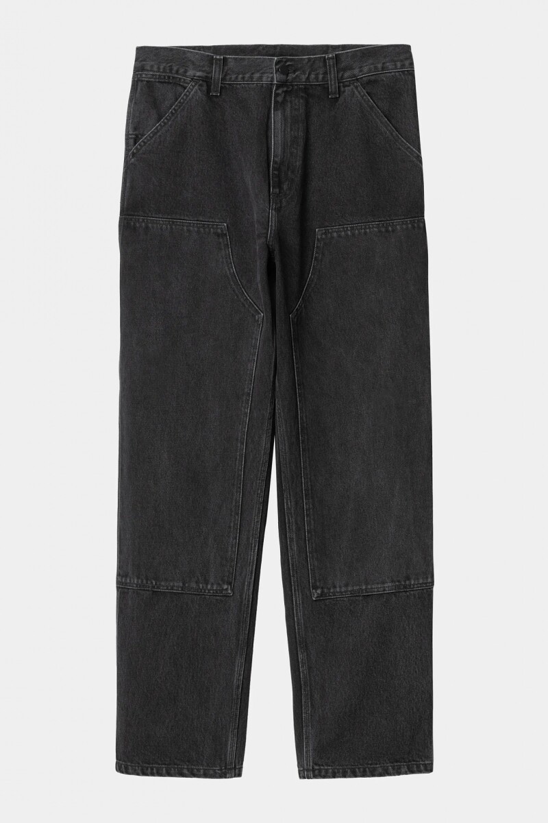 DOUBLE KNEE PANT Negro