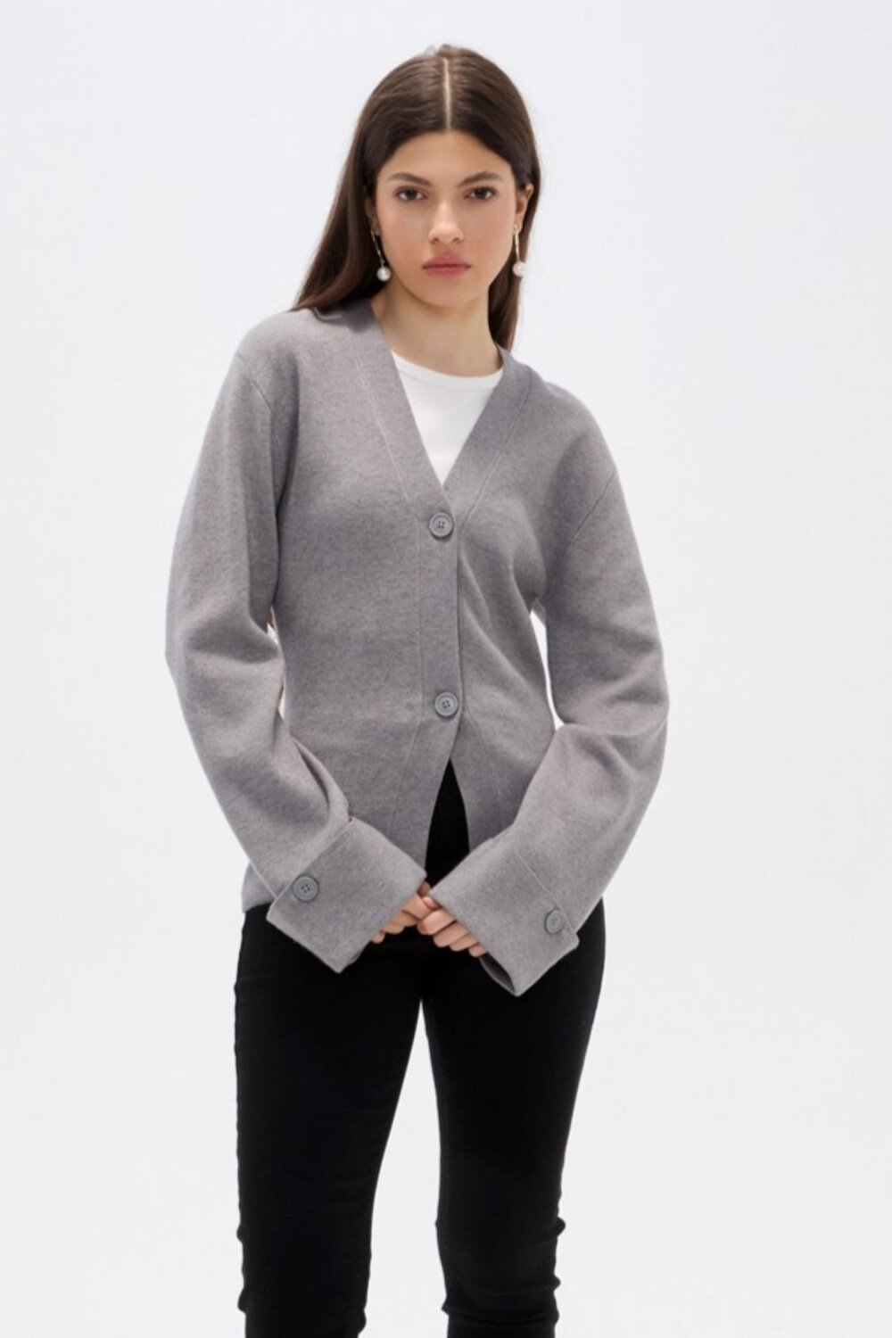 Saco Opal Gris Melange Medio