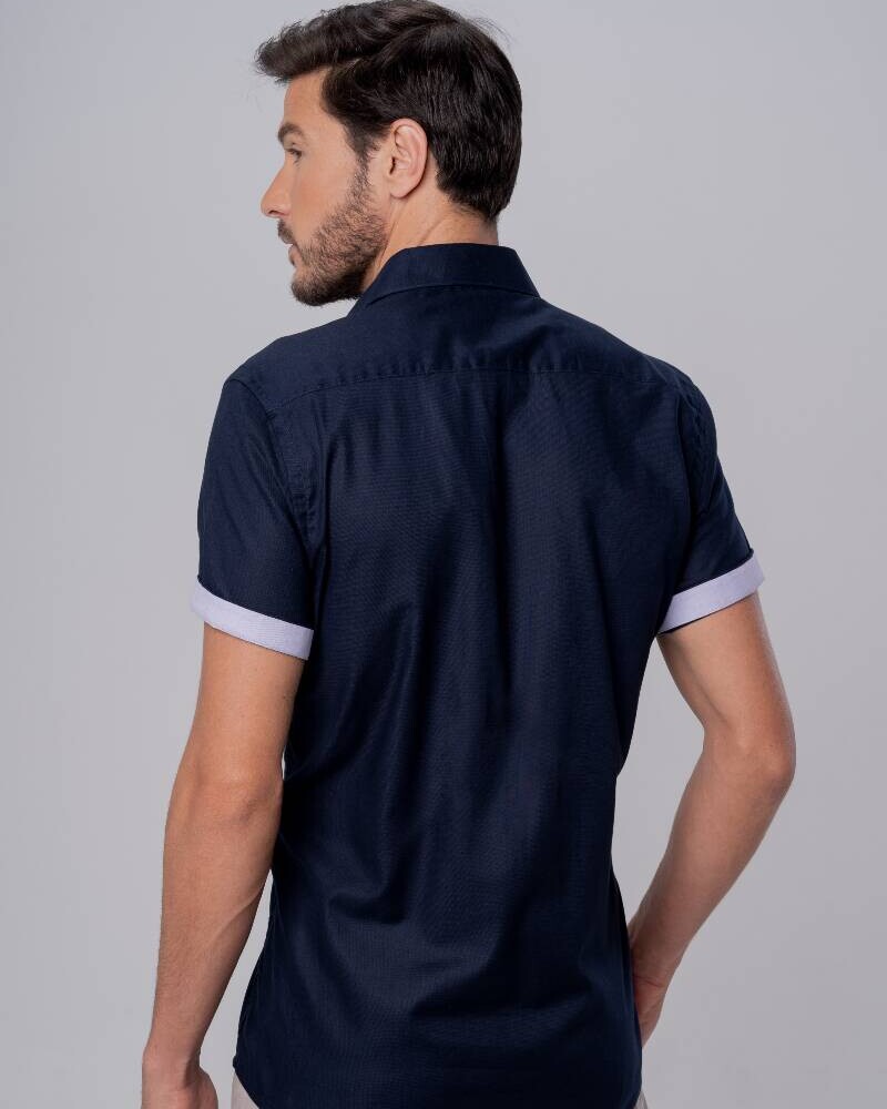 CAMISA MC Azul jeans