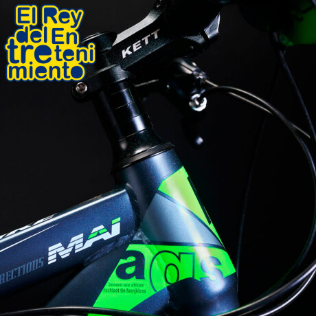 Bicicleta Montaña Rod 27,5 Freno Disco 21 Cambios Gris-Verde