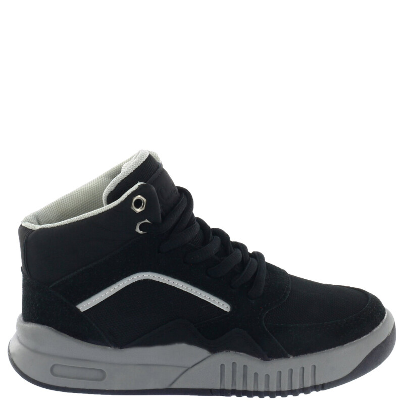 Botas de Niño Croco Kids Botita TINO acordonada Negro