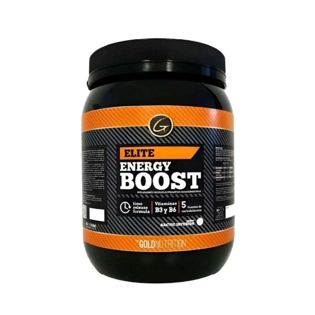 ¡OFERTA IMPERDIBLE! Elite Energy Boost 2lb Gold Nutrition Arctic Infusion 