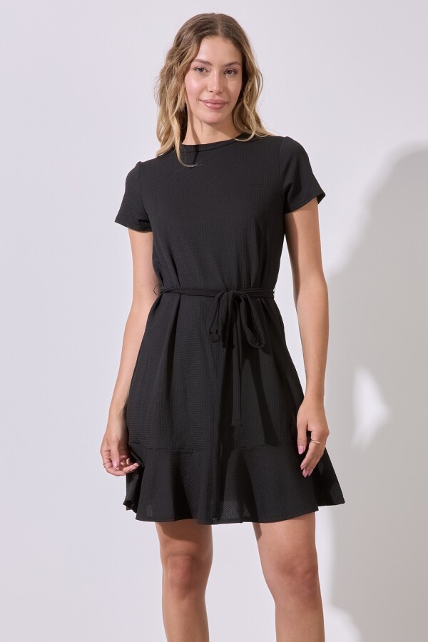 Vestido Cinto NEGRO