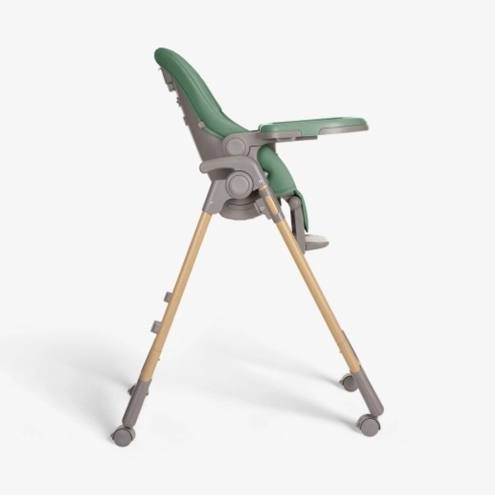 Silla de comer Olive deluxe KIKKABOO green