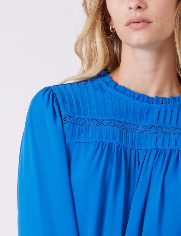 Blusa Gasa Pliegues ROYAL