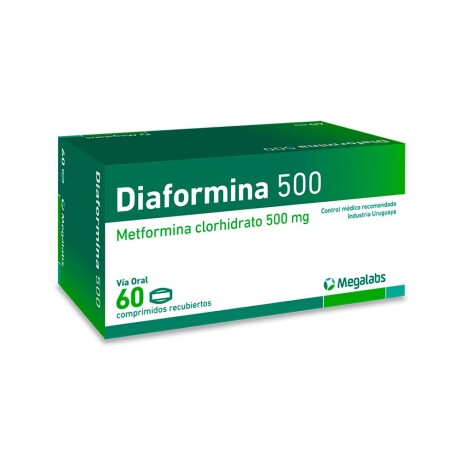 Diaformina 500 Mg 60 Comprimidos | Medicación Diabetes Diaformina 500 Mg 60 Comprimidos | Medicación Diabetes