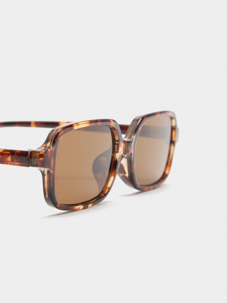 Gafas De Sol Cuadradas marron