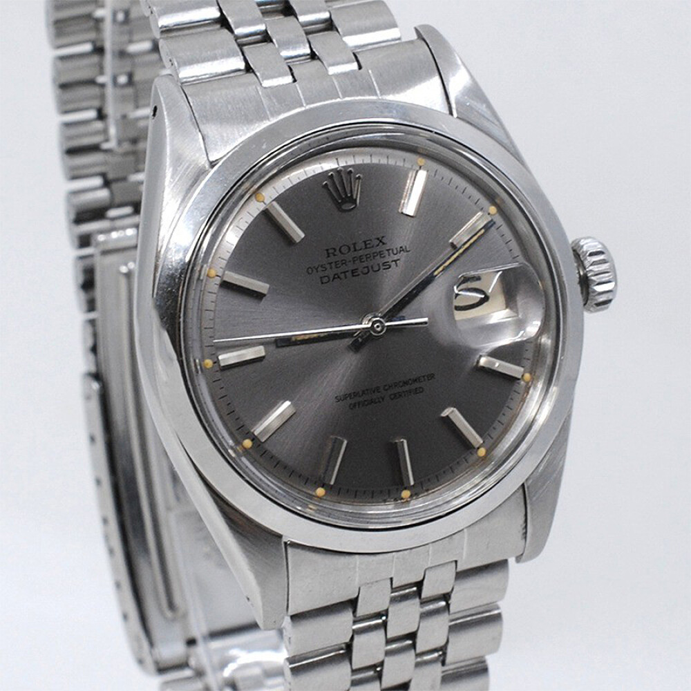 Rolex Datejust 1600 Caja 36 MM Año 1968 Dial Pie Pan Acero Inoxidable Rolex Datejust 1600 Caja 36 MM Año 1968 Dial Pie Pan Acero Inoxidable