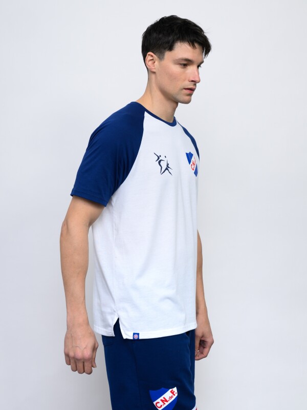 T-SHIRT DUVIX Licencias Hombre Blanco, Azul Marino