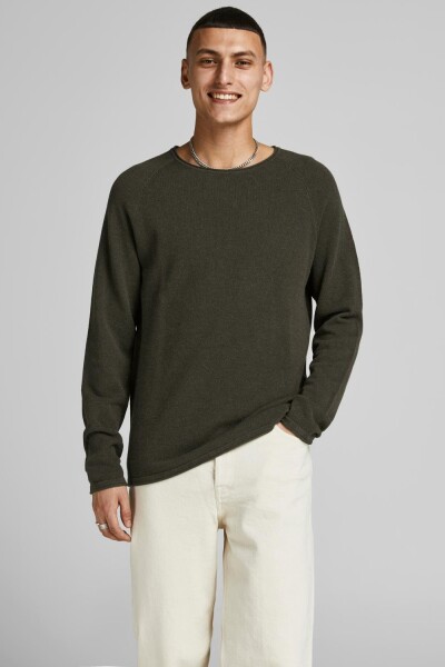 Sweater Mate Textura Olive Night