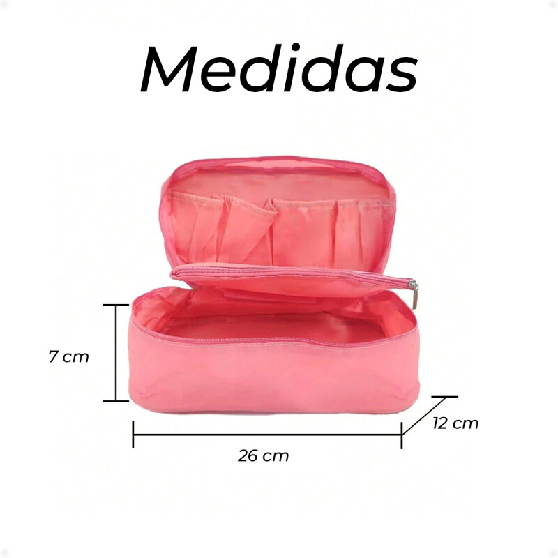 Bolsa impermeable organizador de valija, estuche de almacenamiento para viaje Azul