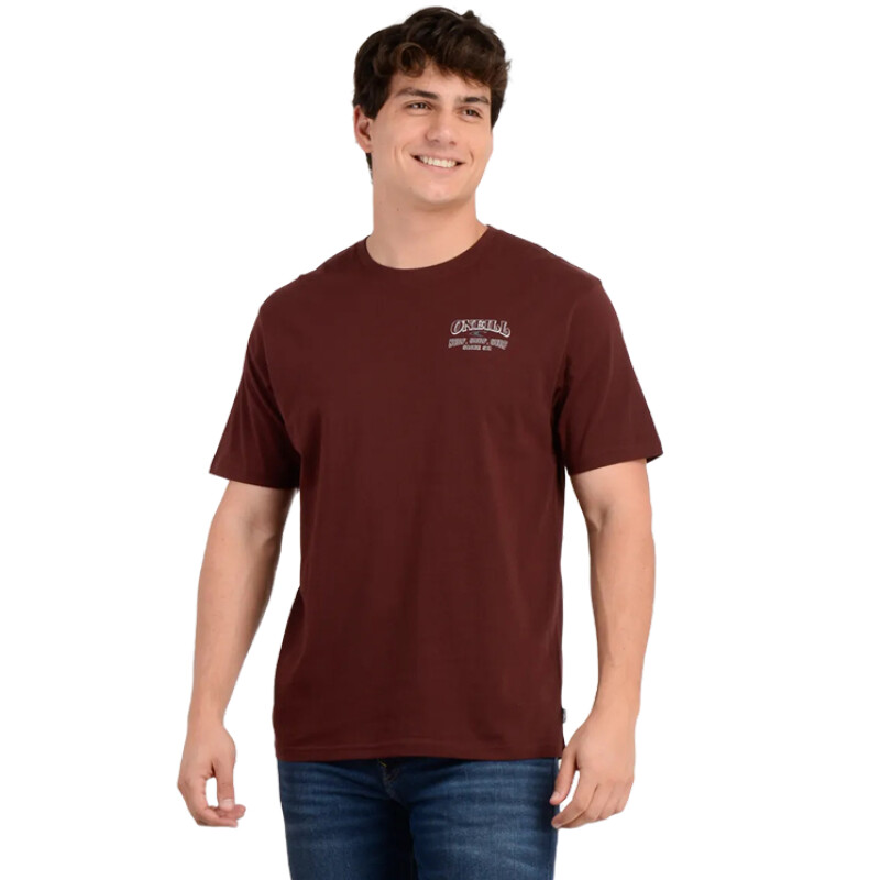 Remera Oneill Daily Driver - Bordó Remera Oneill Daily Driver - Bordó
