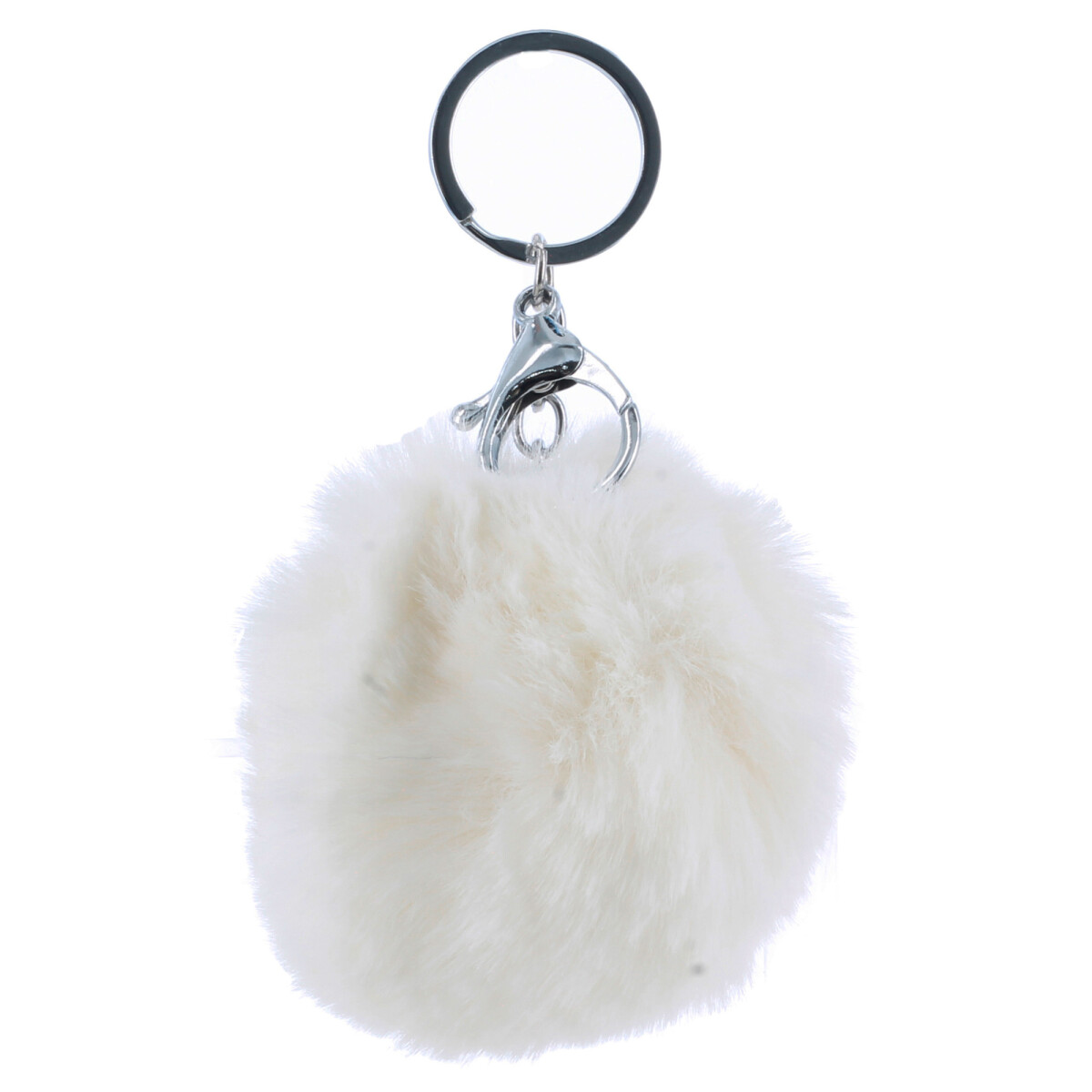 Llavero de Mujer Miss Carol en simil piel MissCarol - Blanco Hueso 