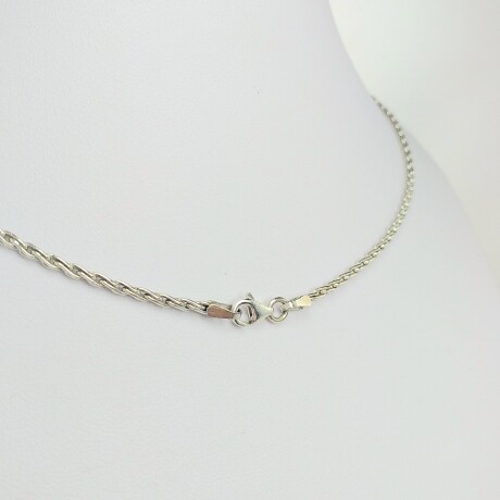 Cadena de plata 925 con doublé en oro 18ktes, 40 cm. Cadena de plata 925 con doublé en oro 18ktes, 40 cm.
