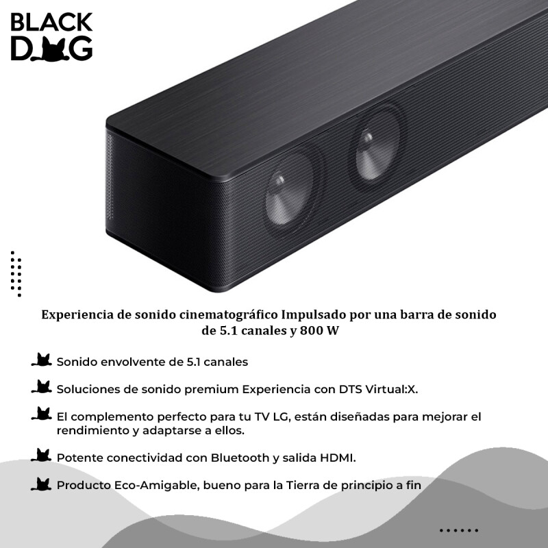 Barra De Sonido LG Sh7q Color Negro + Auriculares Barra De Sonido LG Sh7q Color Negro + Auriculares