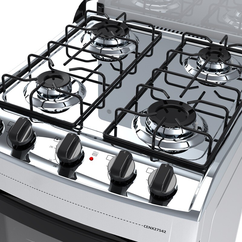 Cocina A Gas Enxuta Cenx27542w Con Grill Electrico Color Blanco Cocina A Gas Enxuta Cenx27542w Con Grill Electrico Color Blanco