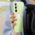 Estuche Protector De Silicona Samsung Galaxy A35 Con Porta Tarjeta SAMSUNG A35 CARD COVER VERDE LIMA DF