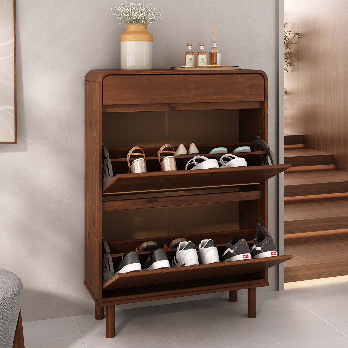 ZAPATERA - MADERA MARRON FORT 