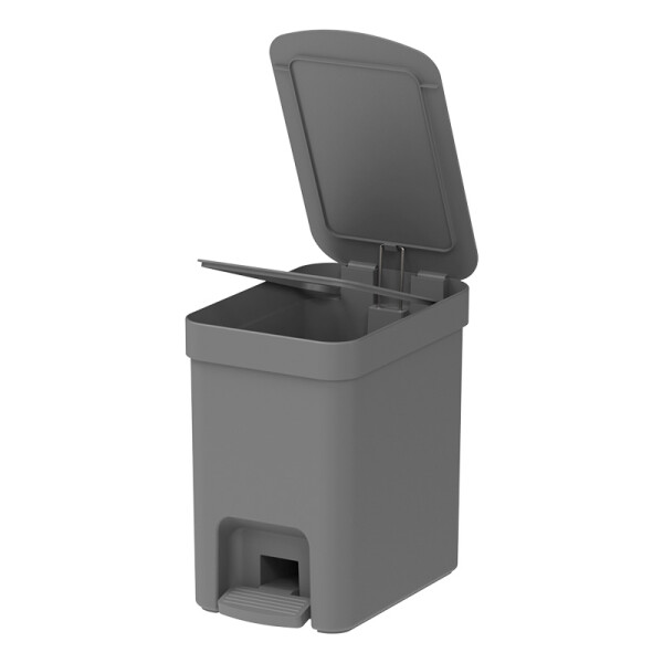 Papelera 6L gris