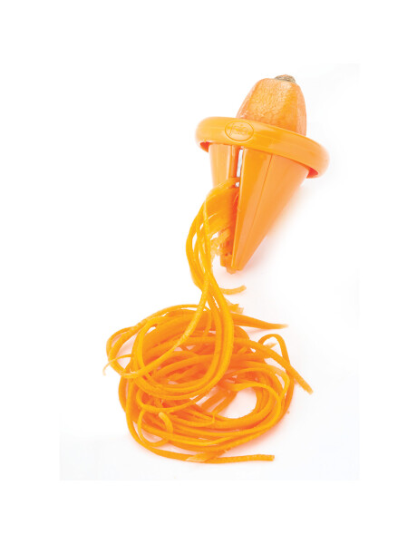 CORTADOR DE VEGETALES EN TIRAS ESPIRALES NARANJA CORTADOR DE VEGETALES EN TIRAS ESPIRALES NARANJA