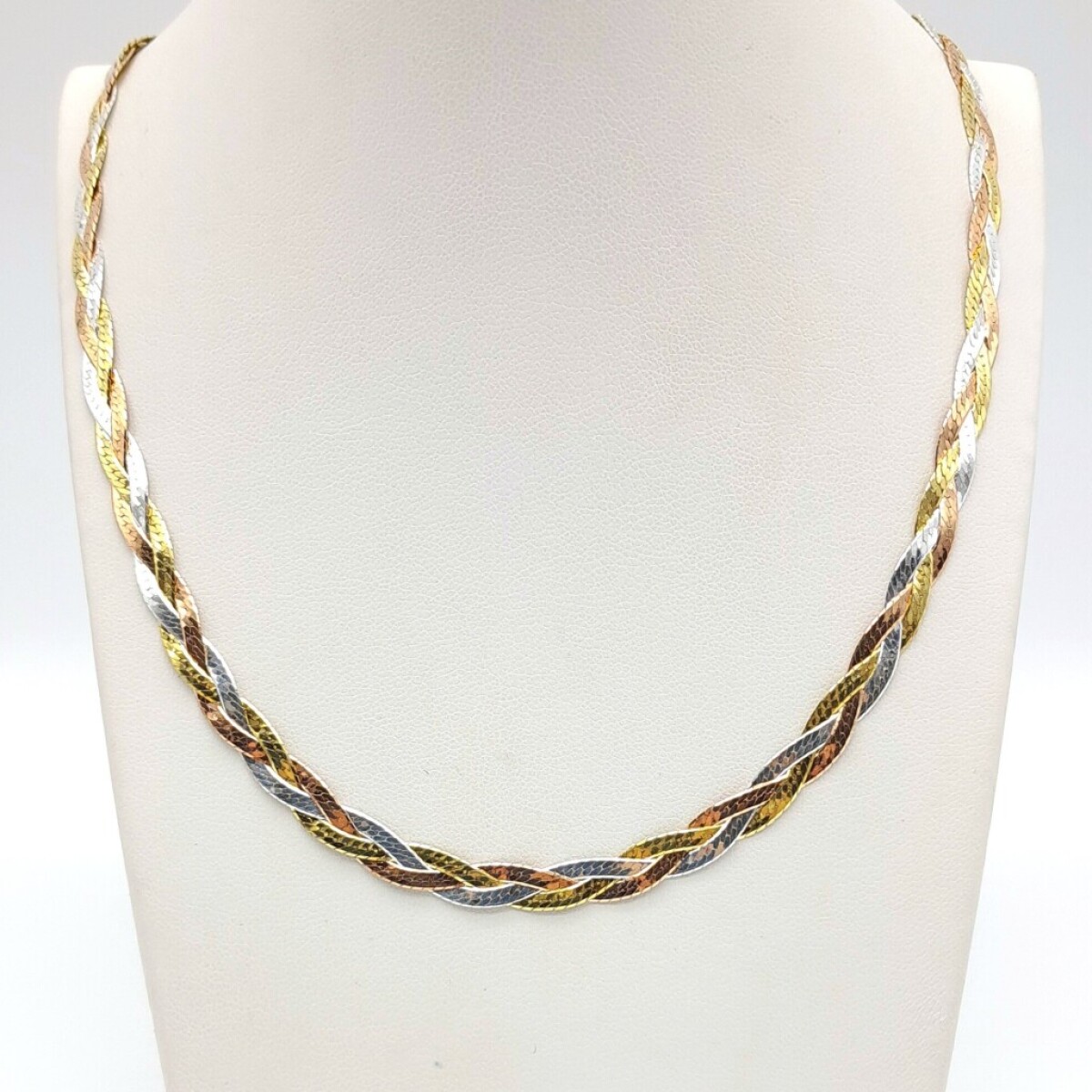 Gargantilla de Plata 925 entrelazada - Largo 40 cm x 4.54 mm 