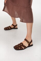 Sandalia Draft Marron