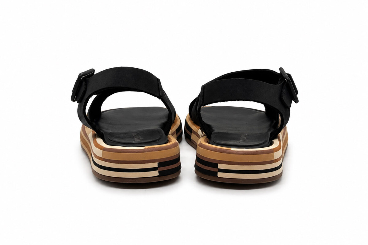 SANDALIA MECHA 5112 Negro