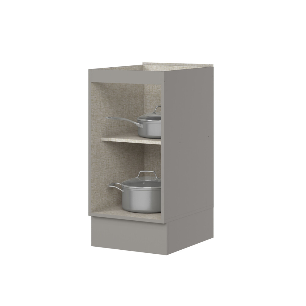 Armario bajo 1 puerta - Línea Americana Gris