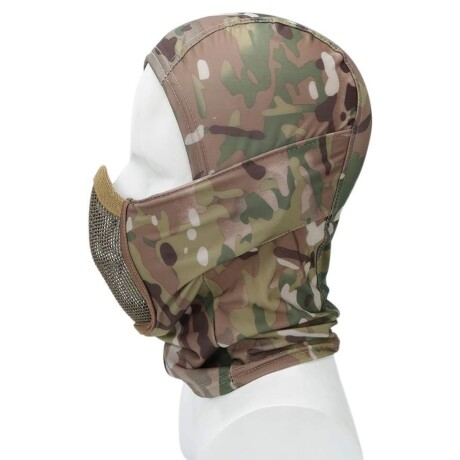 Balaclava con máscara de rejilla Multicam