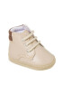 Tenis Alto Acordonado Beige Bebe