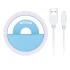 Flash Selfie Luz Para Celular Led iPhone Samsung LG Xiaomi variante color CELESTE