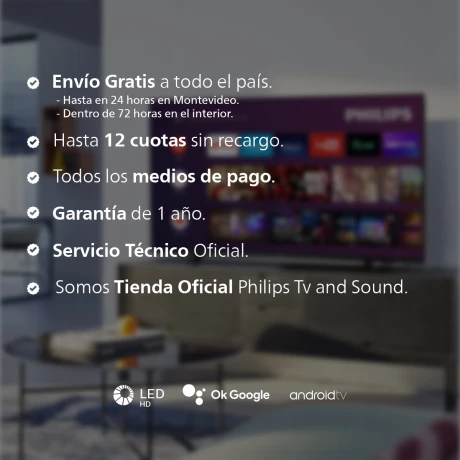 Smart Tv 32" Philips Android HD Smart Tv 32" Philips Android HD