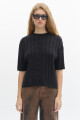 Knit T-shirt Jody Negro