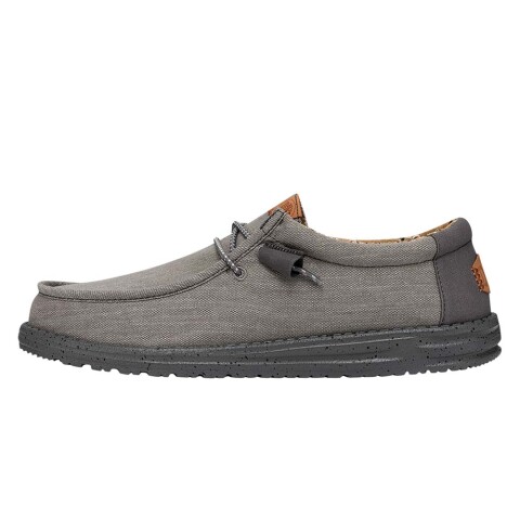 Wally Washed Canvas Hombre Charcoal