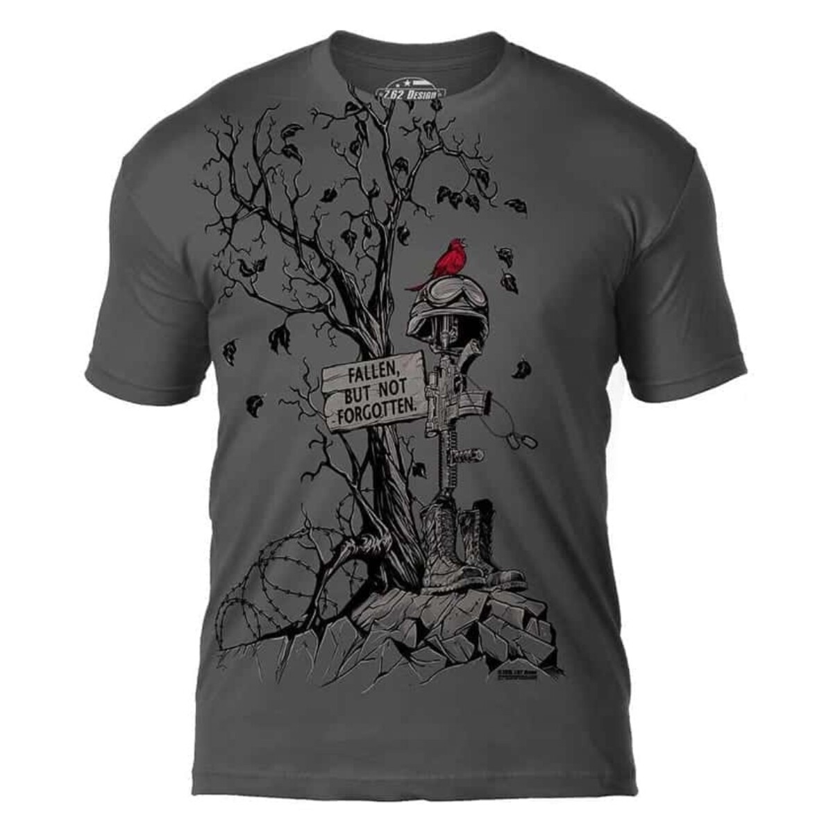 Remera con diseño militar - Fallen but not Forgotten 