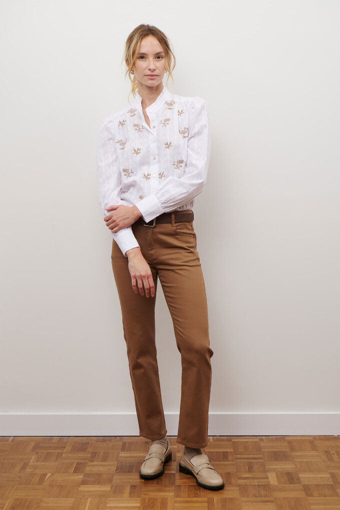 PANTALON GINGER CARAMELO