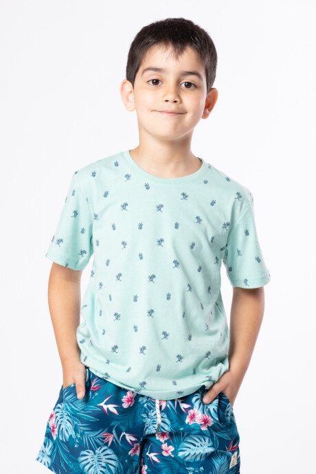T-SHIRT THAITI BOY DIXIE Verde Claro