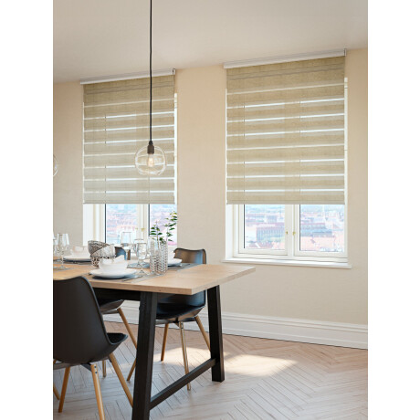 Cortina Enrollable Doble Alsten 140X250Cm Natural