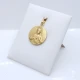 Medalla escapulario en oro 18k amarillo Medalla escapulario en oro 18k amarillo