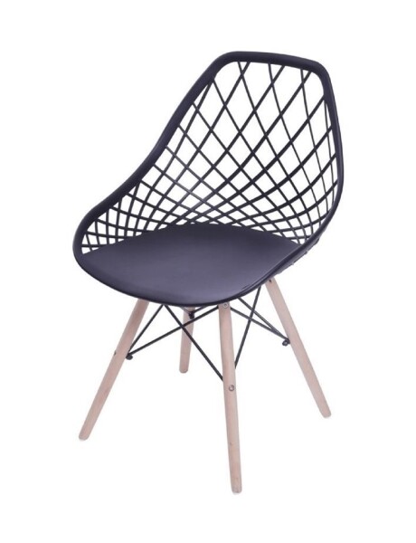 SILLA KAILA PP Y MADERA NEGRO SILLA KAILA PP Y MADERA NEGRO