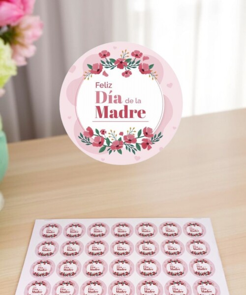 Stickers día de la madre plancha DISEÑO 6
